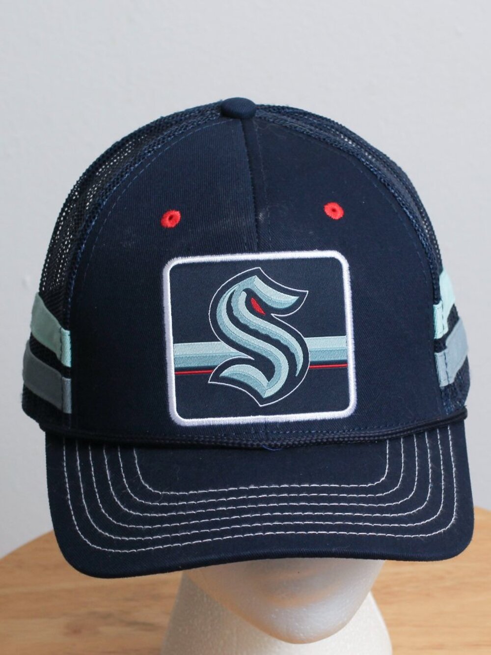 Seattle Kraken NHL Stadium Hat Mens OS Blue BDA Arena Exclusive Snapback Cap